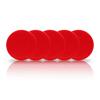 BERYLER 5 Pack Air Hockey Red Replacement, 2.5" in Diameter, Thicker Pucks for Game Tables, Accessories, Equipment view 1