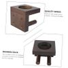 DOITOOL 1pc Creative Baseball Bat Display Rack Multi-Functional Wooden Holder for Bat Storage and Home Decoration Natural Finish for Baseball and Softball Memorabilia view 2