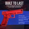 Durable Plastic Polymer Training Pistol - Lightweight Realistic Training Gun for Safe Dry Fire Drills, Draw, Grip, Movement - Compatible with Glock 19 & 23 - Fits WML, IWB & Safariland ALS Holster view 3