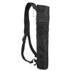 KRATARC Archery Lightweight Back Arrow Quiver Foldable Compact Hip Arrows Bag with Molle System Hanged for Target Shooting (Black- Diameter 4'') view 1