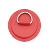 6pieces Pad/Patch D Rings for PVC Inflatable Boat Canoe Raft Stainless Steel D-Ring Dinghy Kayak Surfboard Paddle Board (red) view 2