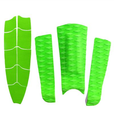 Surfboard Protection Bag 12 Pieces/Set EVA Surfing Deck Traction Pad Tail Pad for Surfboard Skimboard Kiteboard Stand Up Paddleboard Indoor and Outdoor Surfboard Storage (Color : Green)