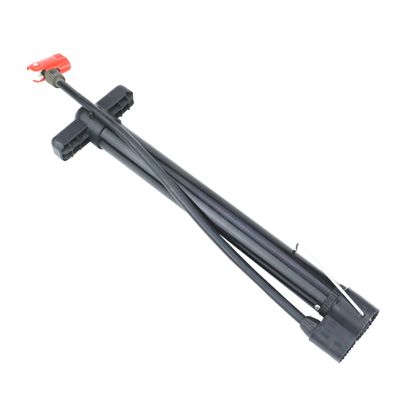 TOLUON Lightweight Portable Pump Bike Pump Double Air Nozzles Easy to Carry Waterproof High Pressure Air Inflator for MTB Bike Random Color