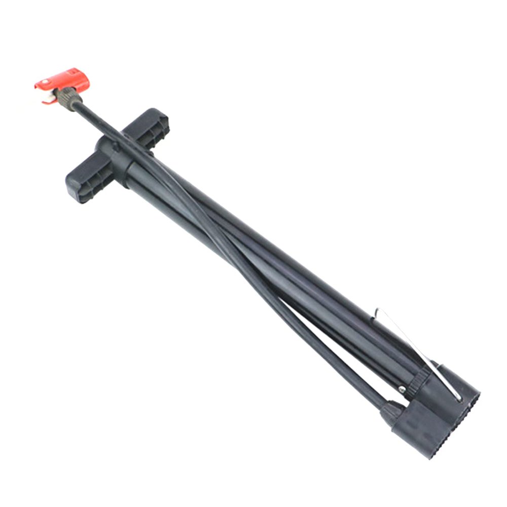 TOLUON Lightweight Portable Pump Bike Pump Double Air Nozzles Easy to Carry Waterproof High Pressure Air Inflator for MTB Bike Random Color
