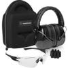 TradeSmart All-in-One Shooting Ear Protection - Comfort+ NRR 28 Earmuffs, Glasses & Earplugs + Carry Case view 1