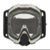 Oakley Front Line MX Tuff Blocks Black Gunmetal w/Clear view 3