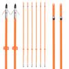 Bowfishing Arrows 34inch Solid Fiberglass Shaft with Broadhead for Compound Bow Recurve Bow Fishing Arrow Archery Hunting (Pack of 6) view 1