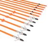 Bowfishing Arrows 34inch Solid Fiberglass Shaft with Broadhead for Compound Bow Recurve Bow Fishing Arrow Archery Hunting (Pack of 6) view 2
