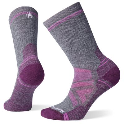 SmartWool Women's Hike Full Cushion Crew Socks, Medium Gray, Large