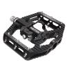 MZYRH MTB Mountain Bike Pedals 3 Bearing Flat Platform Compatible with SPD,Dual Function Sealed Clipless Aluminum 9/16" Pedals with Cleats for Road view 1