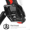 MZYRH MTB Mountain Bike Pedals 3 Bearing Flat Platform Compatible with SPD,Dual Function Sealed Clipless Aluminum 9/16" Pedals with Cleats for Road view 2
