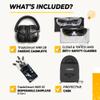 TradeSmart All-in-One Shooting Ear Protection - Comfort+ NRR 28 Earmuffs, Glasses & Earplugs + Carry Case view 2