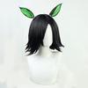 osseoca Cosplay Wig Black gradation reverse warped with ears 28cm view 2