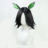 osseoca Cosplay Wig Black gradation reverse warped with ears 28cm view 3