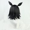 osseoca Cosplay Wig Black gradation reverse warped with ears 28cm view 4