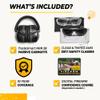 TradeSmart High-Performance Earmuffs for Shooting Range & Shooting Eye Protection Glasses + Firearm Confidence Course Included view 2