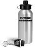 Art by Chelsydale Gifts for Future Husband Water Bottle Tumbler - 20oz Portable Drinkware - Aspiring Spouse Wedding Anniversary Valentines Day Appreciation from Wife Funny Cute Gag Idea view 2