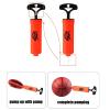 Basketball Rim Children's Mini Basketball Hoop Set, Basketball Hoop with Tennis Ball and Air Pump, No Need to Perforate Installation (Size : 46cm) view 4