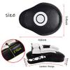 2pcs Boxing Curved Focus Punching Mitts- PU Leather Punching Kicking Palm Pads Taekwondo Training Boxing Target Pad Karate Muay Thai Training Gloves with Adjustable Strap (Black) view 4