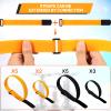 Sumind 15 Pieces Adjustable Bike Straps Reusable Bike Rack Straps Cinch Replacement Wheel Stabilizer Accessories for Transporting, 1 x 23.6 Inch, 1 x 11.8 Inch view 4