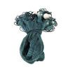 OUKANING 6.5x33FT Beach Fishing Drag Net Green Polyethylene Seine Bait Cast Monofilament Fish Mesh Sinker Equipment Trammel Nets with PVC Foam Float Bobbers and Iron Sink for Seining Minnows Shiners view 1