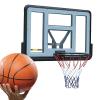 Portable Wall-Mounted Basketball Hoop, Indoor and Outdoor Sports Training Backboard Basketball Stand, 110X75CM view 1