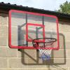 Wall-Mounted Basketball Hoop, Children and Teenagers Admit Outdoor Sports Training Basketball Hoop, with Steel Base view 2