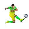 ORKY Personalize Soccer Jersey with Short, Men Kids Customize Name Number Uniform for School Team, Unique Stripe Design(Green,100cm) view 3