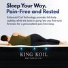 King Koil Luxury Pillow Top Plush Queen Air Mattress with High-Speed Built-in Pump, Blow Up Bed Top Side Flocking, Puncture Resistant, 16" Double High Inflatable Airbed Guests & Travel 1-Year Warranty view 4