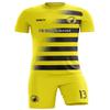 ORKY Custom Soccer Jersey with Short Men Kids Women USA Football Team Uniform, Personlize Name Number Shirt (Yellow,120cm) view 1
