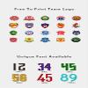 ORKY Custom Soccer Jersey with Short Men Kids Women USA Football Team Uniform, Personlize Name Number Shirt (Blue,130cm) view 4