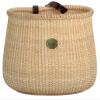 Teng Tian Nantucket Style Bicycle Basket Cane-on-Cane Weave,Bike Basket Front for Women's and Mens Cruiser, Handmade Bicycle Basket for Bikes mounts to Front Handlebars of Beach Cruisers view 1