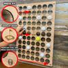 Torched Golf Ball Display Holder Collectors Case Holds 76 Golf Balls Wall Mount Decor view 4