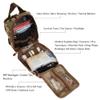 Sirius Survival Premium 250 Piece Molle Survival & First Aid Kit - Outdoor Emergency Gear & Trauma Bag for Camping Hiking Hunting Car Cabin and Other Adventures (Olive Drab) view 4