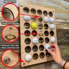 Torched Golf Ball Display Holder Collectors Case Holds 39 Golf Balls Wall Mount Decor view 2