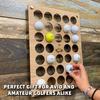 Torched Golf Ball Display Holder Collectors Case Holds 39 Golf Balls Wall Mount Decor view 3