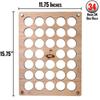 Torched Golf Ball Display Holder Collectors Case Holds 39 Golf Balls Wall Mount Decor view 4