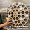 Torched Golf Ball Display Holder Collectors Case Holds 42 Golf Balls Wall Mount Decor view 4