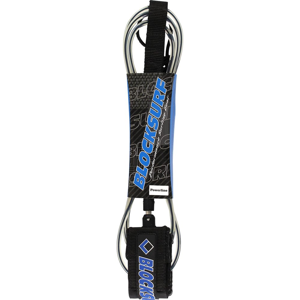 BLOCKSURF Block Powerline Leash 9' Clear Black