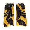 Antique Gold & Black Pearl Ruger Mark IV 22/45 Grips