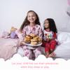 Disney Girls' Princess 5-Piece Loose-Fit Pajamas Set, ONCE UPON A TIME, 4 view 3