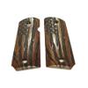 American Flag Walnut Compact 1911 Grips view 1