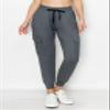 ALWAYS Cargo Jogger Pants for Women, High Waisted Sweatpants with Pockets, Super Soft Casual Lounge Pants for Athletic Yoga & Gym, Cotton Drawstring Trousers, Charcoal 2 XL view 3