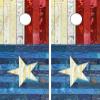 GRAPHIX EXPRESS C81 Texas Flag Cornhole Board WRAP Wraps Laminated Board Boards Decal Set Decals Vinyl Sticker Stickers Bean Bag Game Vinyl Graphic Tint Image view 1