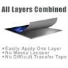 C17 Grim Reaper Cornhole Board WRAP Wraps Laminated Board Boards Decal Set Decals Vinyl Sticker Stickers Bean Bag Game Vinyl Graphic Tint Image view 4