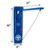 GoSports Hook 21 Wall Mount Ring Swing Game - Play Indoors or Outdoors with Foldable Arm view 4