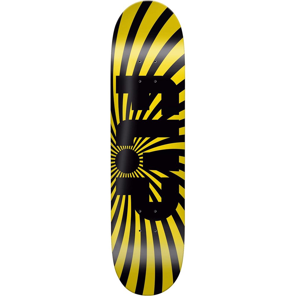 Flip Odyssey Spiral - 8.25 Yellow - Assembled AS Complete Skateboard