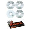 Ricta Skateboard Wheels 54mm McCoy Slim 99A White with Bones Reds Bearings view 1