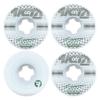 Ricta Skateboard Wheels 54mm McCoy Slim 99A White with Bones Reds Bearings view 2