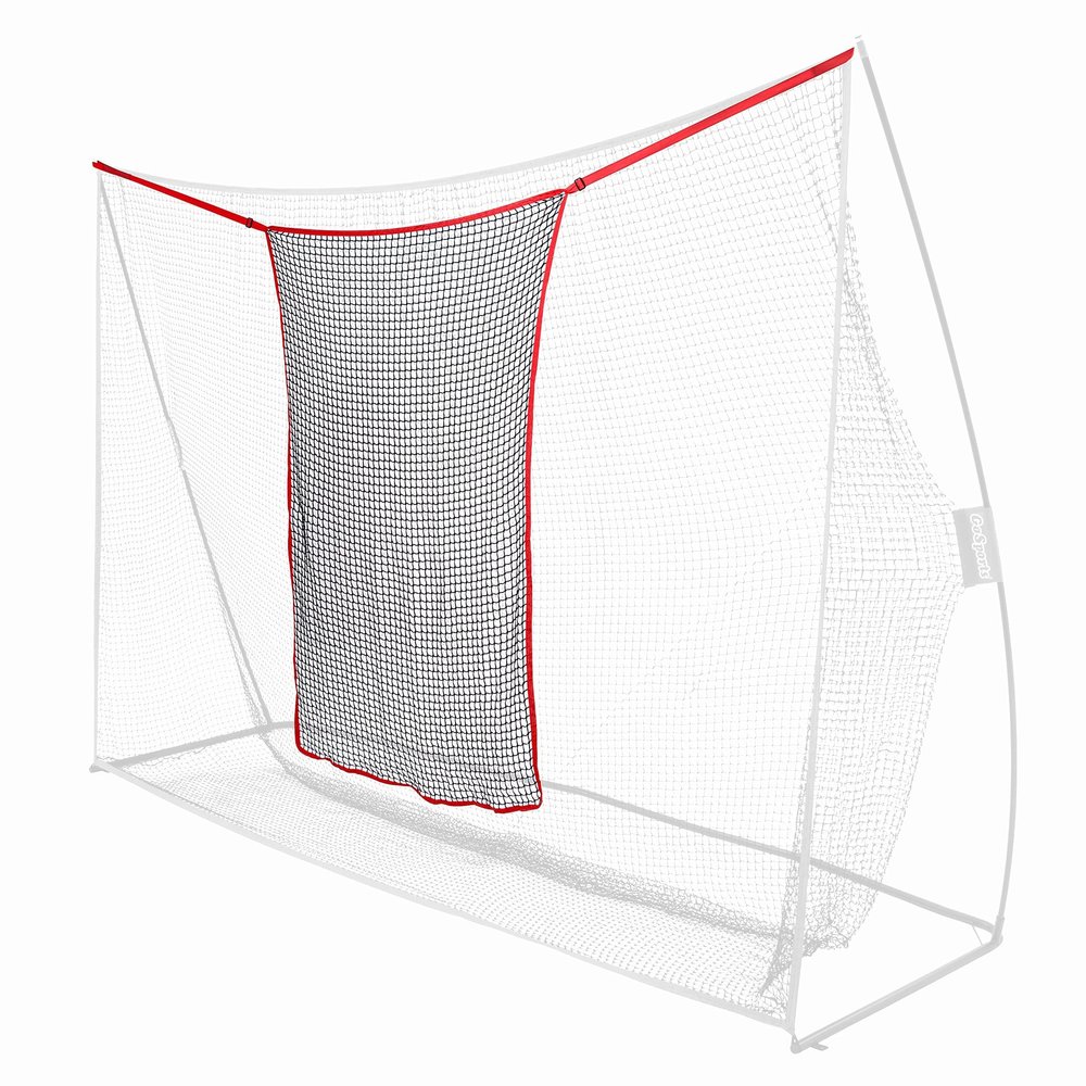 GoSports Universal Golf Practice Net Extender - Protect Your Driving Range Net - Golf Net Attachment for 7 ft or 10 ft Golf Nets, Black